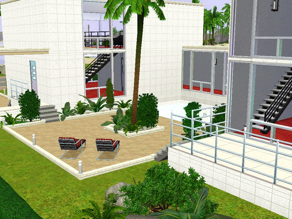 Sims 3 — Exclusive Modern by Sefverin — Perfect house for a rich couple featuring exciting and well-planned living areas.