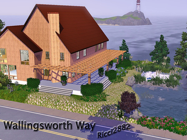 Sims 3 — Wallingsworth Way by TheNumbersWoman — Nestled in the country this 1/4 acre property has it's own garden of eden