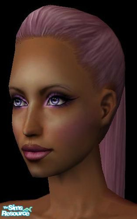 Sims 2 — Rainbow Splash Blush - Purple by Smossie — Beautiful blush in the color purple.