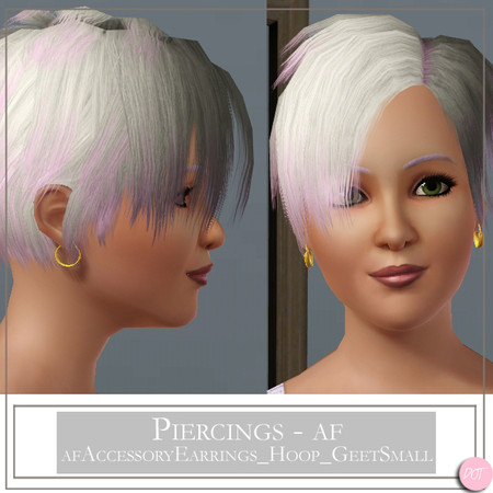 Sims 3 — af Accessory Earrings Hoop GeetSmall by DOT — afAccessoryEarrings_Hoop_GeetSmall by DOT of The Sims Resource