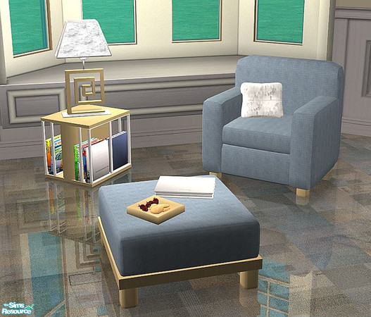 Sims 2 — Reading Nook Recolor Set 2 by SaeraMaples — Comfortable and appealing, a nice place to relax.