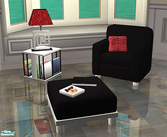 Sims 2 — Reading Nook Recolor Set 3 by SaeraMaples — Comfortable and appealing, a nice place to relax.