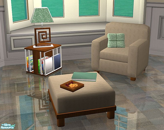 Sims 2 — Reading Nook Recolor Set 1 by SaeraMaples — Comfortable and appealing, a nice place to relax.