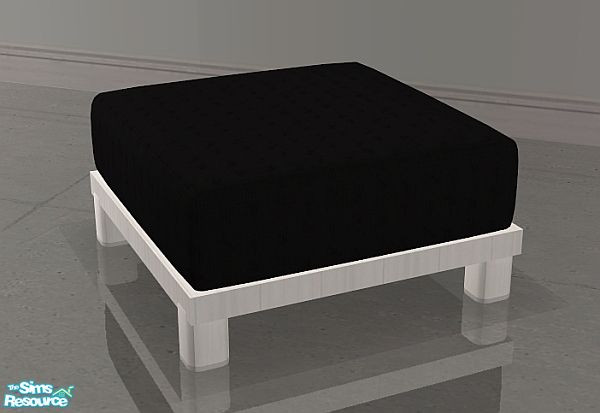 Sims 2 — Reading Nook Recolor Ottoman by SaeraMaples — Comfortable and appealing, a nice place to relax.