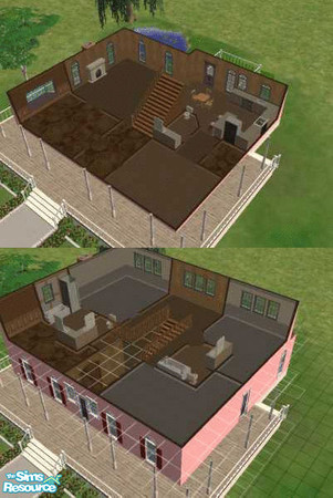 Sims 2 — \'NASHVILLE\' Country Style House by affray — This is my first house uploaded to TSR; it\'s a country style