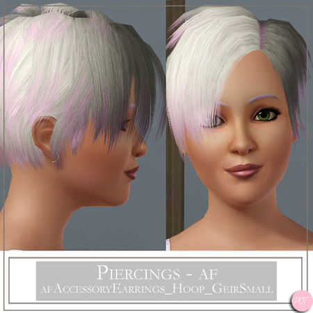 Sims 3 — af Accessory Earrings Hoop Geir Small by DOT — afAccessoryEarrings_Hoop_GeirSmall by DOT of The Sims Resource