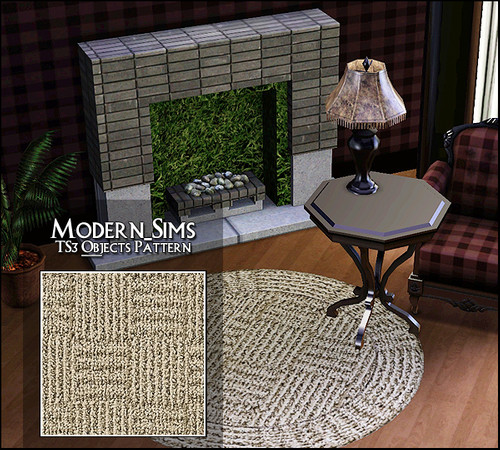 Sims 3 — Beige Carpet Rug by Modern_Sims — by Modern_Sims