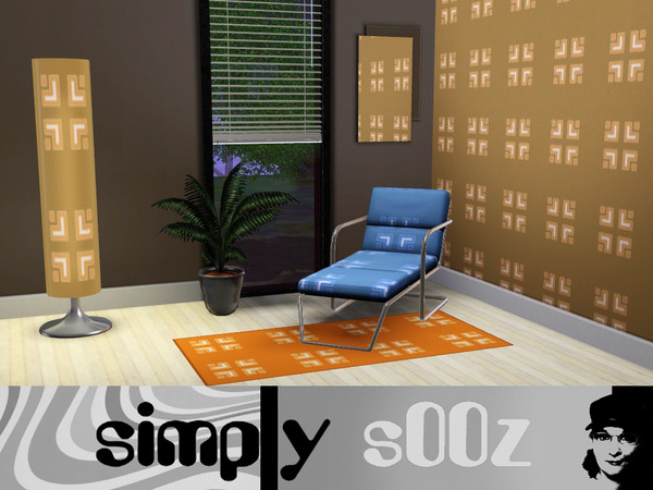 Sims 3 — Simply Sixteen by s00z — A retro square design.
