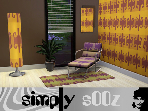 Sims 3 — Simply Portway by s00z — A retro style reminiscent of waves, and surfing culture.