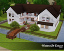 Sims 3 — Waterside Estate by Clive91 — A large, modern residential property furnished with a modern interior combined