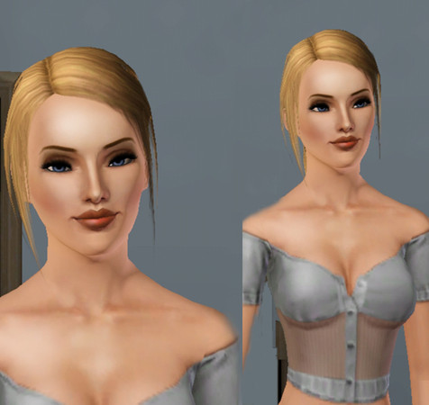Sims 3 — Megan by edwardcullenismine — Megan could be your naughty maid. Only, she's a slob, and oh yeah, she's a bit of