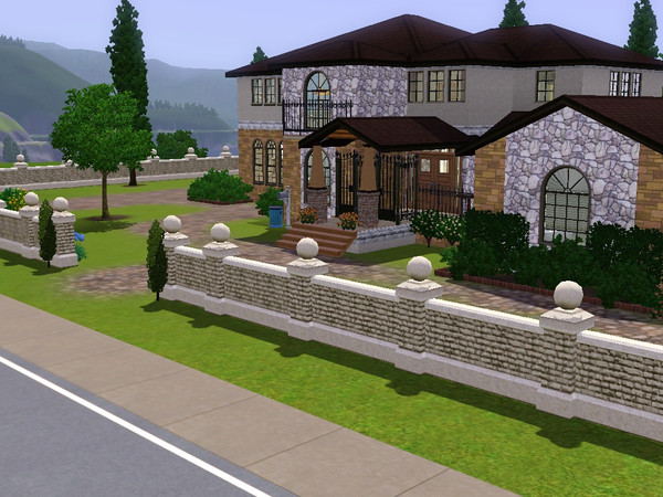 Sims 3 — Stone Mansion by tinkerbellgirly — A beautiful home ready for a rich family, large or small the live in. This