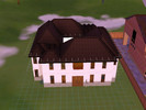 Sims 3 — House Divided by dezzfarah — Base Game Compatible 2 story, divided house. 2.5 bathrooms, 8 rooms that are
