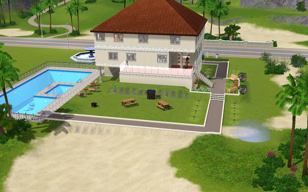 Sims 3 — Modern Beach Home by Phathum6900 — Modern Beach Home - Modern home built for modern times. Beautiful backyard