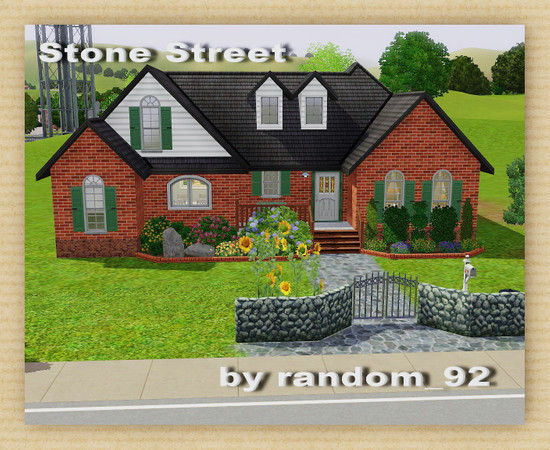 Sims 3 — Stone Street by random_92 — Stone Street