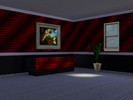 Sims 3 — Red modern by chifen — Red modern, a pattern with a black nice extract