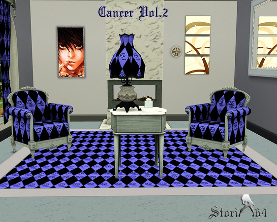 Sims 3 — Cancer_Vol2 by stori_64 — Pattern, tile or whatever needed for with the cancer sign