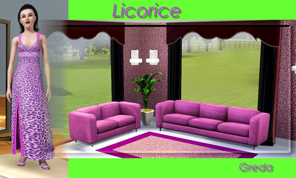 Sims 3 — Licorice by Greda — Pattern