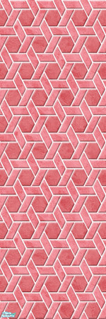 Sims 2 — Studio K HexaWeave - Light Cherry by StudioKhagerks — 