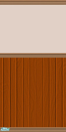 Sims 2 — Half-Wood Walls Set - Sienna by shadow66 — This is one from a set of eight seamless, painted walls in a neutral