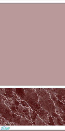 Sims 2 — Marble Walls - Babytweetums4-marbletilewallred by babytweetums4 — Marble wall in red.