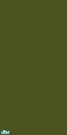 Sims 2 — GrayDragonfly - Color Collection I - Set IV - Army Green by GrayDragonfly — Solid army green colored wall.