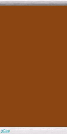 Sims 2 — GrayDragonfly - Color Collection I - Set III - Saddle Brown  by GrayDragonfly — Saddle Brown colored wall with