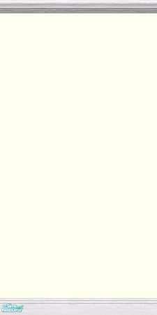 Sims 2 — GrayDragonfly - Color Collection I - Set III - Ivory by GrayDragonfly — Ivory colored wall with white crown
