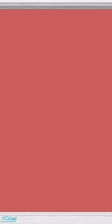 Sims 2 — GrayDragonfly - Color Collection I - Set III - Indian Red by GrayDragonfly — Indian Red colored wall with white