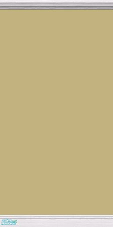 Sims 2 — GrayDragonfly - Color Collection I - Set III - Ecru by GrayDragonfly — Ecru colored wall with white crown