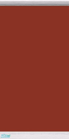 Sims 2 — GrayDragonfly - Color Collection I - Set III - Burnt Umber by GrayDragonfly — Burnt Umber colored wall with