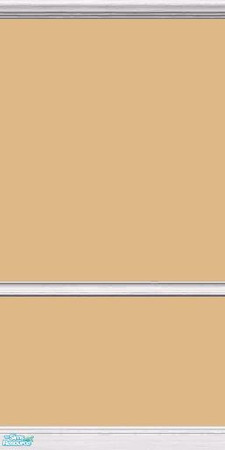 Sims 2 — GrayDragonfly - Color Collection I - Set II - Burlywood by GrayDragonfly — Burlywood colored wall with white