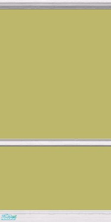 Sims 2 — GrayDragonfly - Color Collection I - Set II - Dark Khaki by GrayDragonfly — Dark Khaki colored wall with white