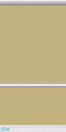 Sims 2 — GrayDragonfly - Color Collection I - Set II - Ecru by GrayDragonfly — Ecru colored wall with white crown