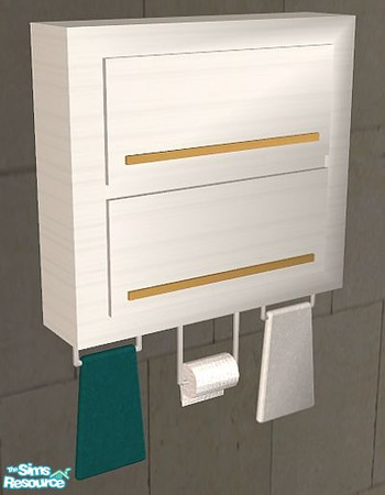 Sims 2 — Dream Bathroom - Shelf by SaeraMaples — Relax and enjoy yourself in this inviting bathroom set.
