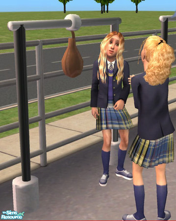 Sims 2 — AbelVille Elementary School Items Part One - School Ball Rack by rose-maman — For a very popular school yard!