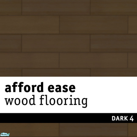 Sims 2 — Afford Ease Wood Flooring - Dark 4 by rakelhj — This dark hardwood flooring features subtle texture so it is not