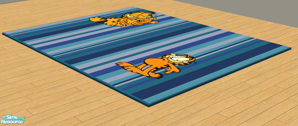 Sims 2 — Garfield Bedroom - Garfieldrug by qth11 — 