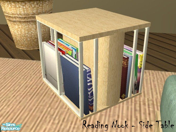 Sims 2 — Reading Nook Recolor - Sidetable by mky1374 — Recolor for the Sidetable of the Reading Nook Set