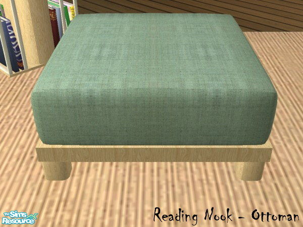 Sims 2 — Reading Nook Recolor - Ottoman by mky1374 — Recolor for the Ottoman of the Reading Nook Set