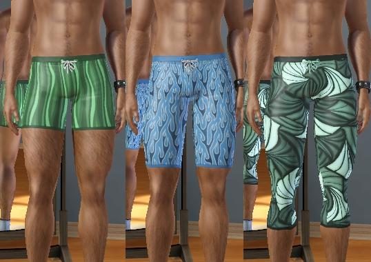 The Sims Resource - 3in1 Shorts - 3 different lenght