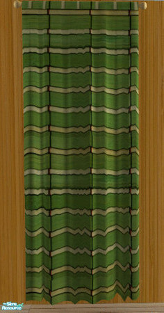 Sims 2 — Delease-Beach RC - Curtain by PeachKrysie — green bamboo curtain. Uses Delease - Curtain by lirunchik