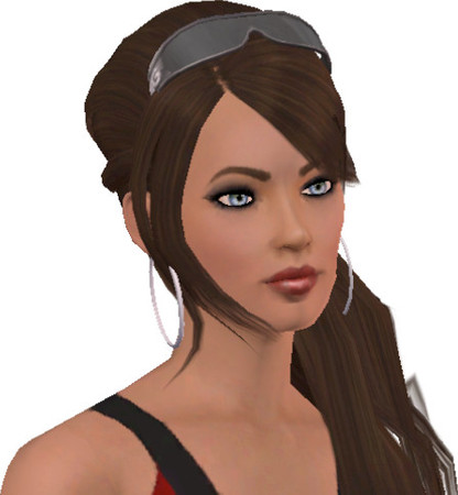Sims 3 — Megan Fox by burNiii — Eyes: Miniie / Hair: Nandonalt / Nails: daluved1 / HigherHeelMesh: assdude12 / Corset