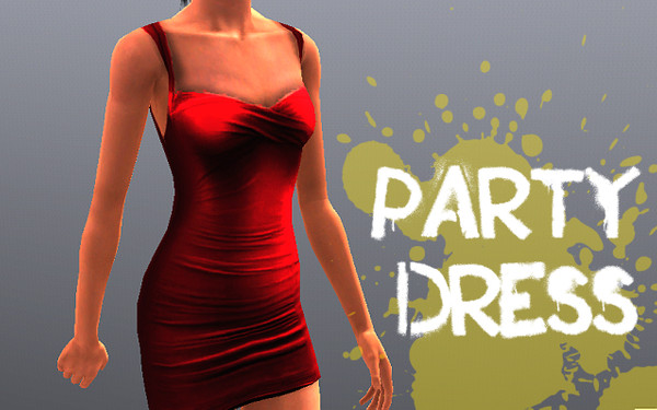 Sims 3 — PartyDress by monkeyman1234 — A fun cute party dress for your seems to where.