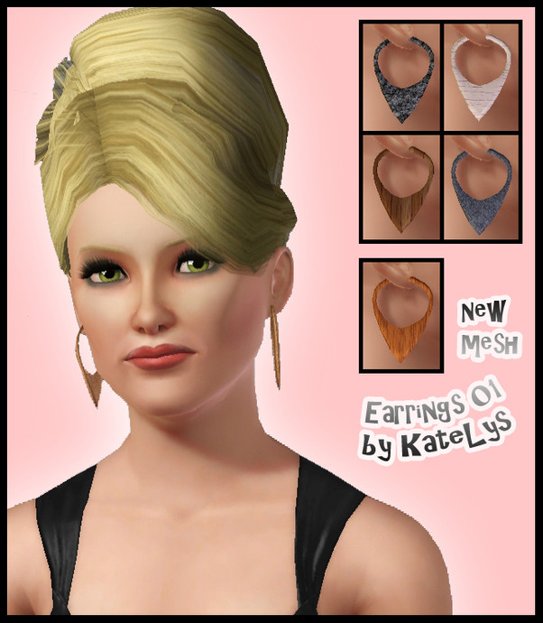 Sims 3 - Earrings 01 by katelys - Enjoy those new earrings that comes with ...