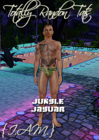 Sims 3 — Jungle Jaguar Tattoo for Teen, YA, Adult, and Elder Males by iamiam80 — This is a great tattoo to give your Sims