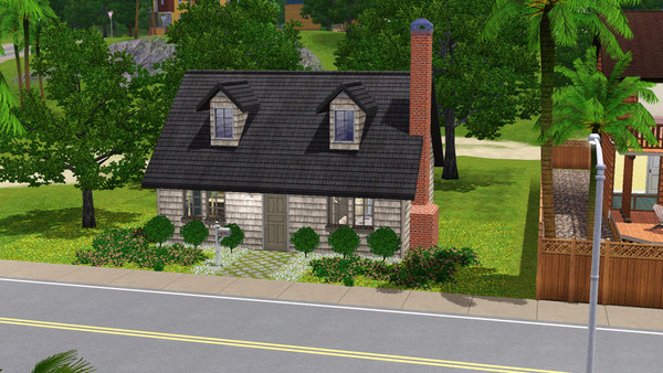 Sims 3 — Cozy Cape by chasy — This darling little cape house is perfect for the couple who wants to retire on the coast.