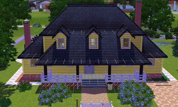 Sims 3 — 101 Road to Nowhere by Grandbear98 — A Sims 2 recreation of the Smith Family home from Strangetown. Original