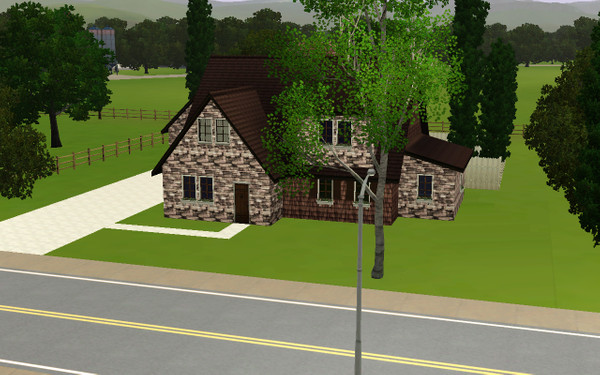 Sims 3 — The Magnolia by crdsoccerdude94 — this lovely quaint cottage contains 4 bedrooms, and two bathrooms. also, a big