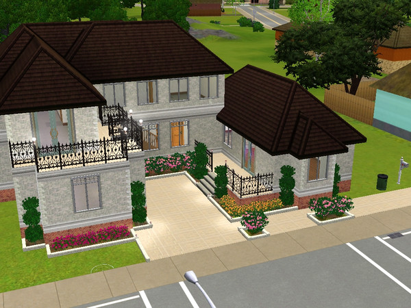 Sims 3 — Aureole Manor 3 by Euterpe — A Lovely family one, 5 bedrooms,3 bathrooms and a study.